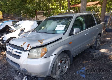 2006 Honda Pilot Ex-L из США, поврежденный, VIN 5FNYF28596B014633